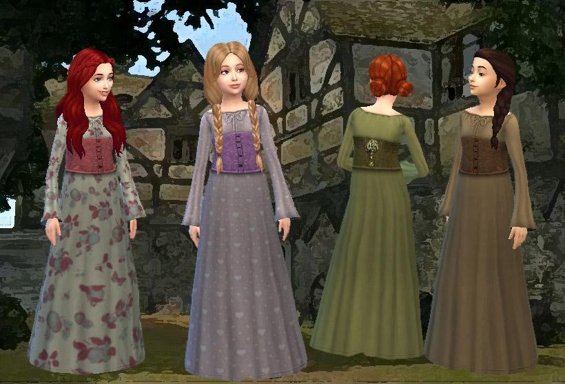 Sims 4 Medieval Kids CC