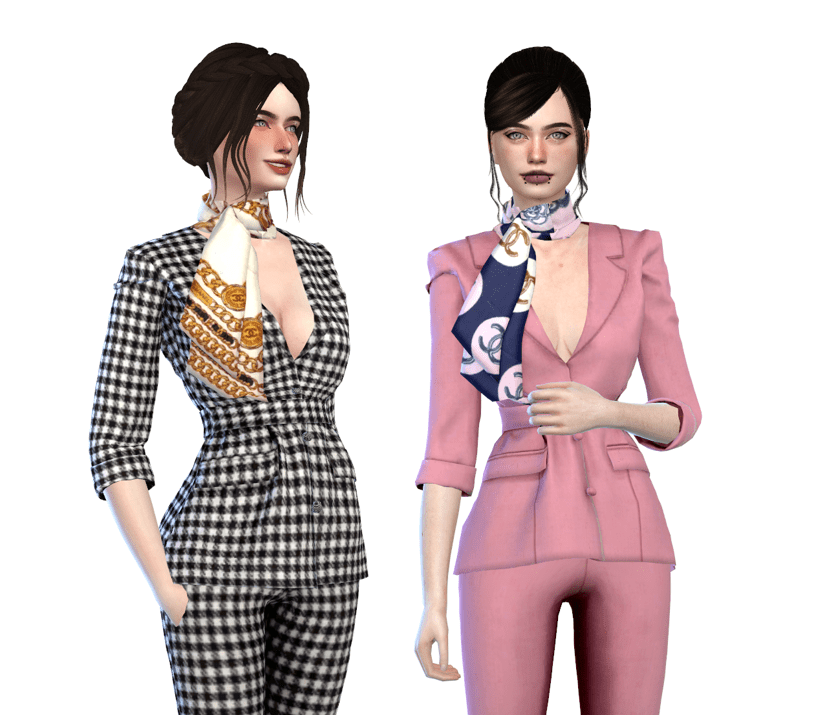 Sims 4 Scarf Female