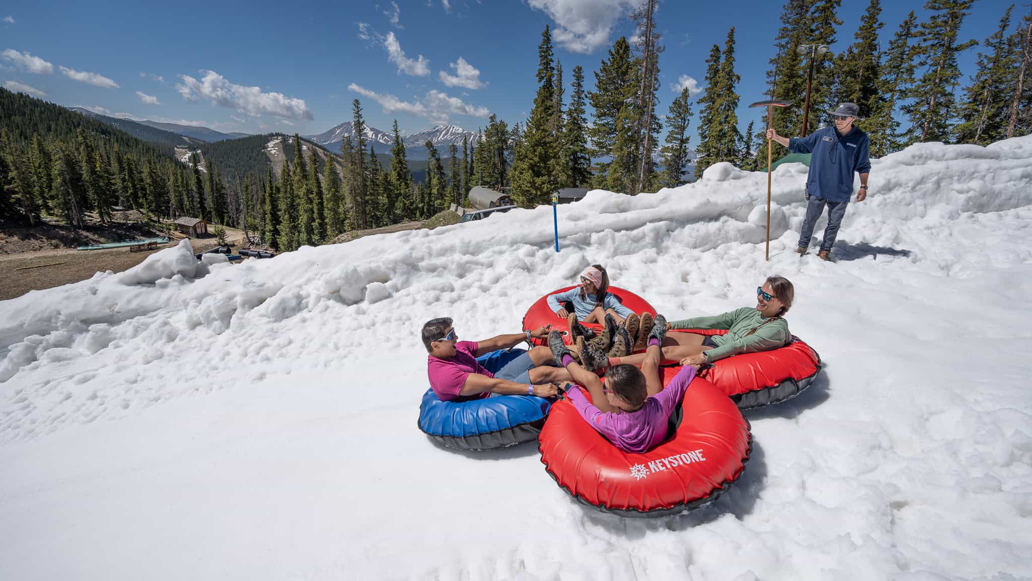 keystone, colorado, snow tubing