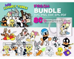 80 Looney Tunes Svg Bundle, Looney Tunes Svg, Baby Toons Svg