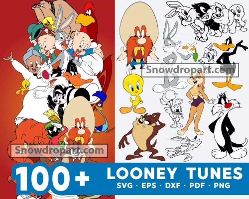 100 Looney Tunes Svg Bundle, Looney Tunes Svg, Baby Toons Svg