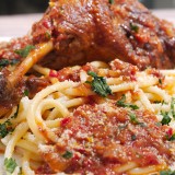 Greek Duck Legs in Spicy Tomato Sauce (Pastitsada)