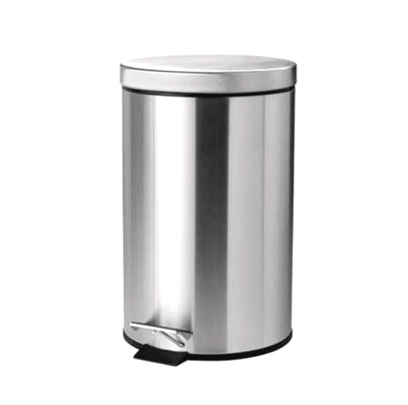 Circule garbage bin – Solid Metal