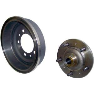 Axle Hub and Drum Brake Assembly Set For 78-86 Jeep CJ5, CJ7, and CJ8 Scrambler