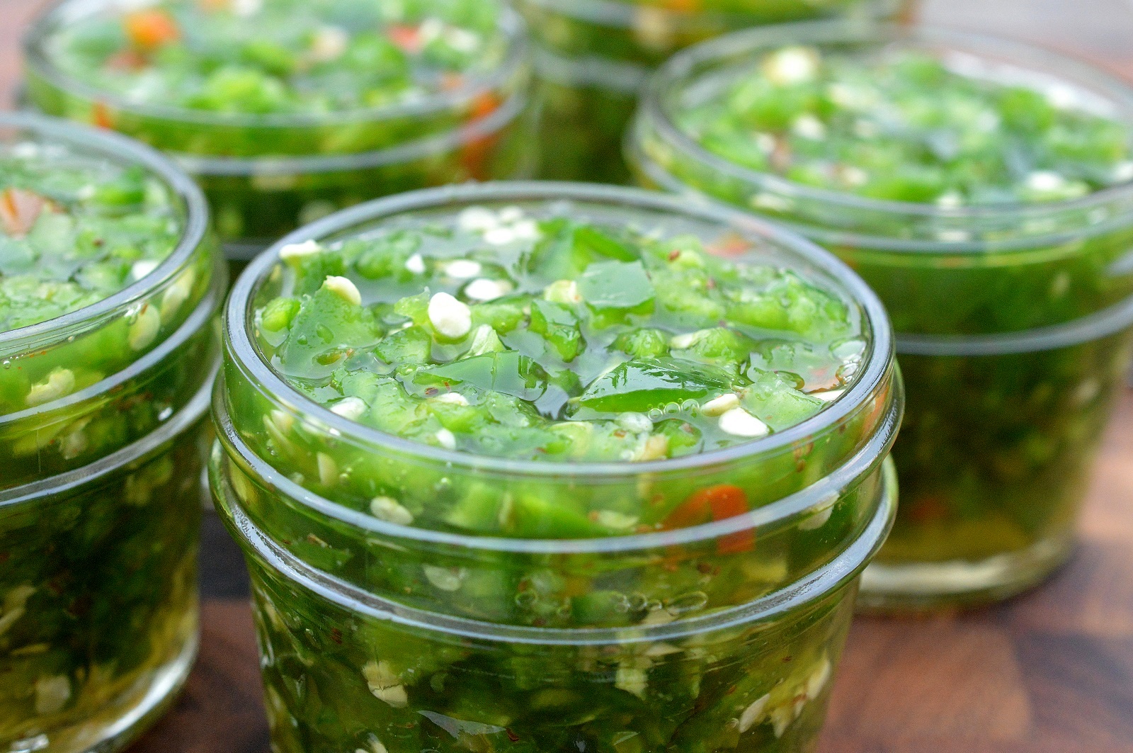 Homemade Jalapeno Relish recipe made by quick pickling, ready overnight and lasts for weeks. 