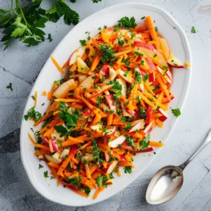 Refreshing Carrot Apple Salad Recipe (Sweet & Tangy Flavors)