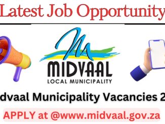 Midvaal Municipality Vacancies 2024