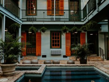 interior of the frenchman one of the best places to stay in New Orleans