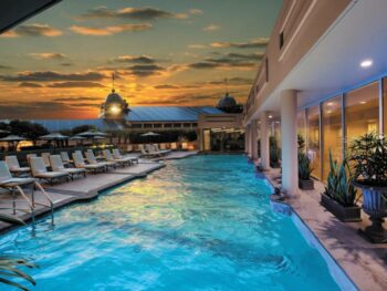 rooftop pool at one of the most romantic hotels in new orleans