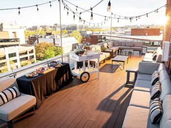 rooftop hotel in Georgetown on a sunny day