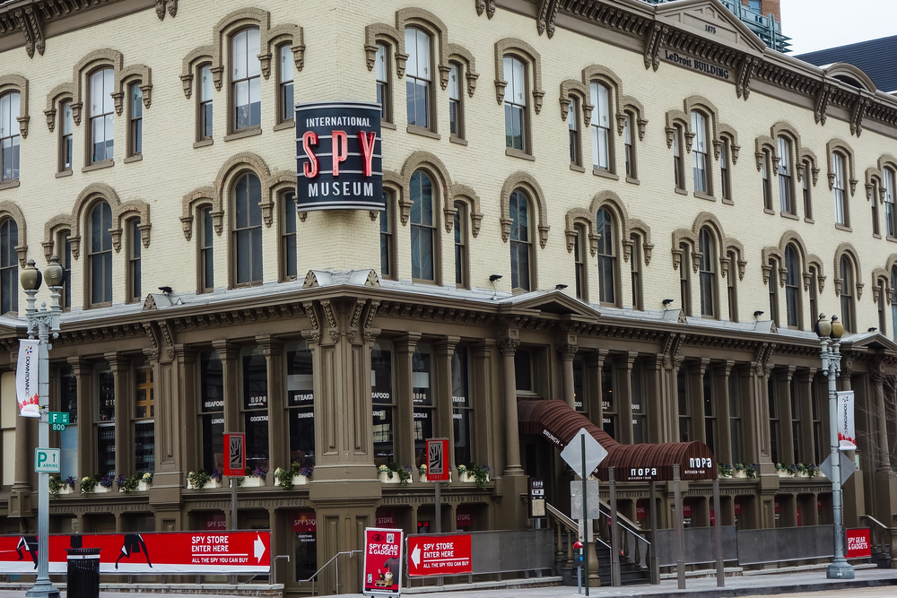 The international Spy Museum from the outside 