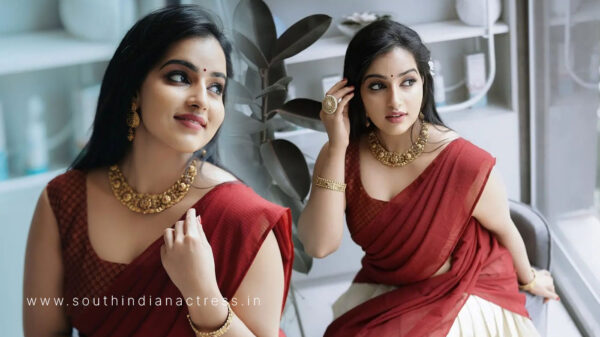 Malavika Menon in Half Saree