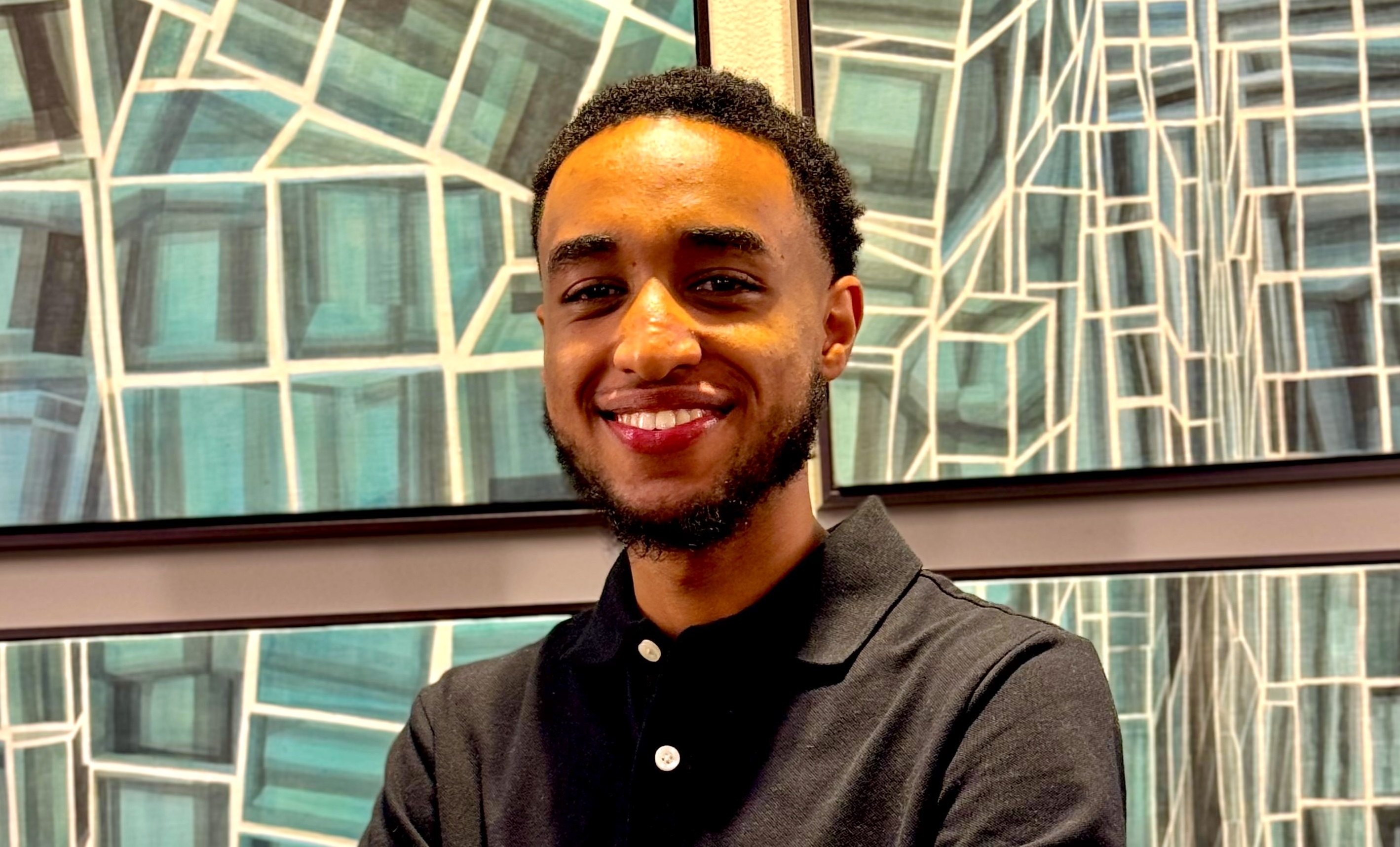 Yosef Birri, a South Seattle College student graduating with his associate degree in computer science 