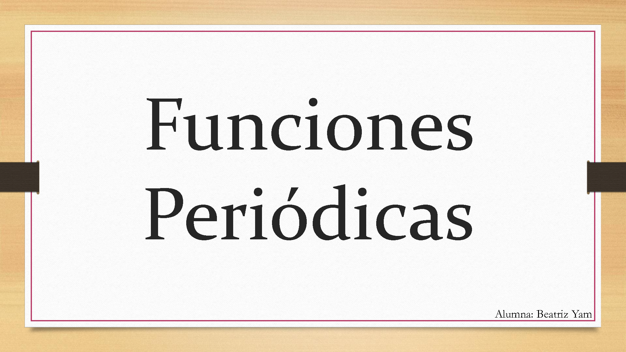 SOLUTION: Funciones periódicas - Studypool