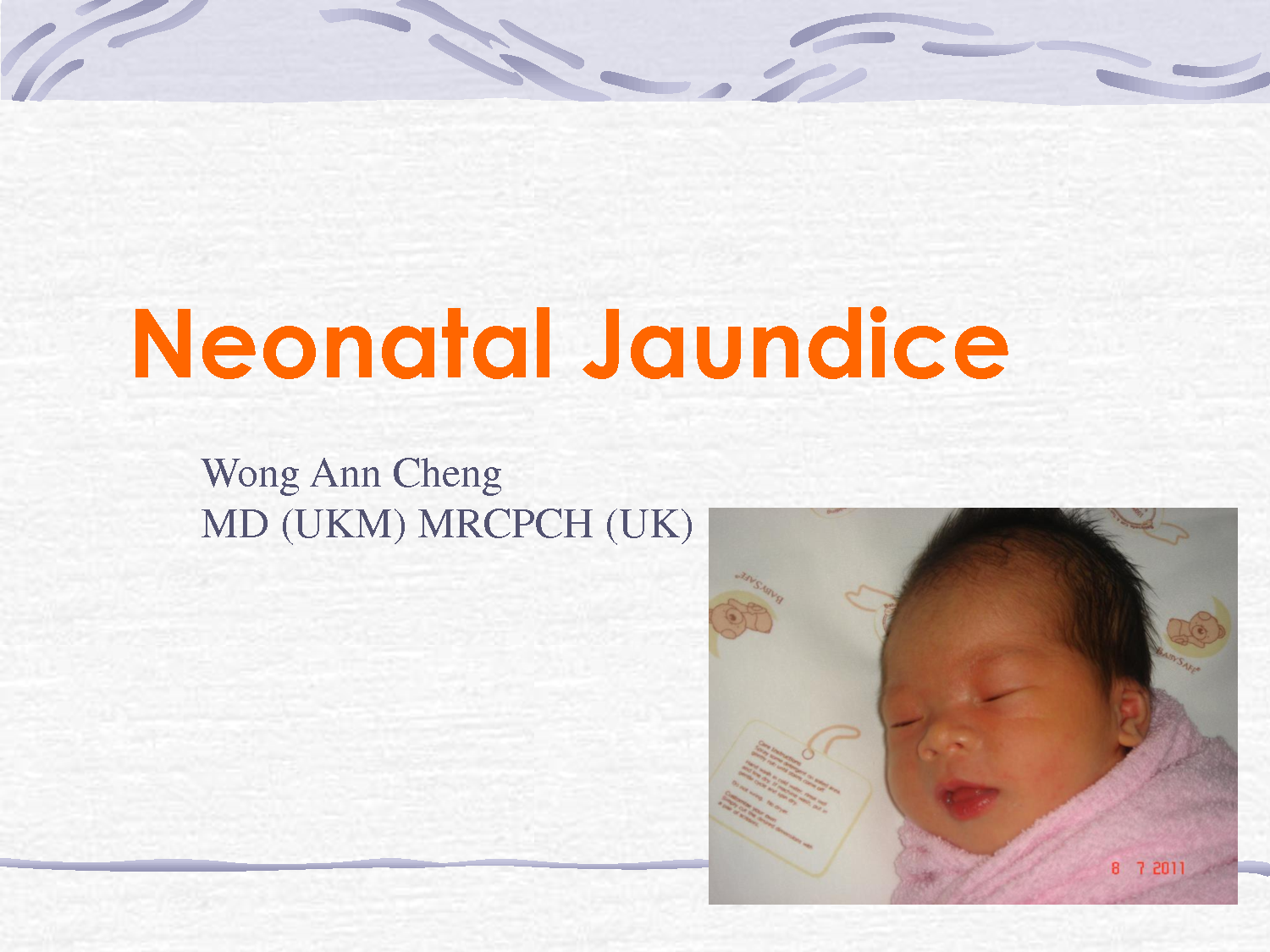 SOLUTION: Neonatal jaundice - Studypool