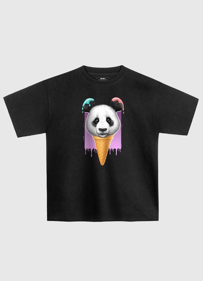 Panda ice cream - Oversized T-Shirt