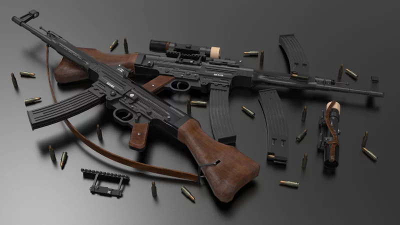 Sturmgewehr 44 3D Model