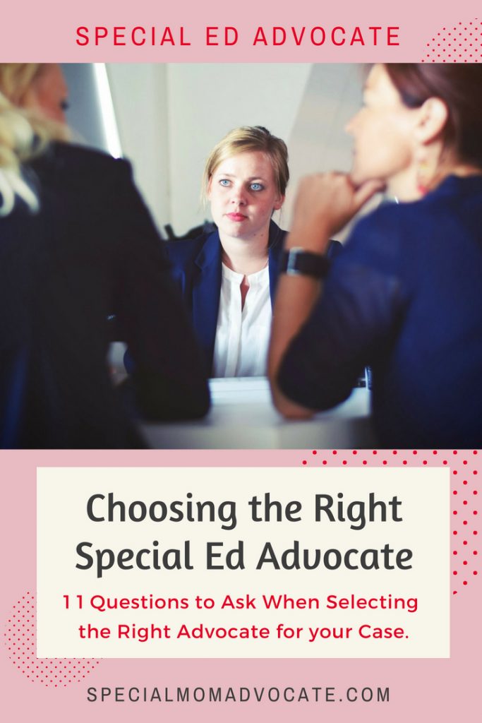 How to choose the right special education advocate