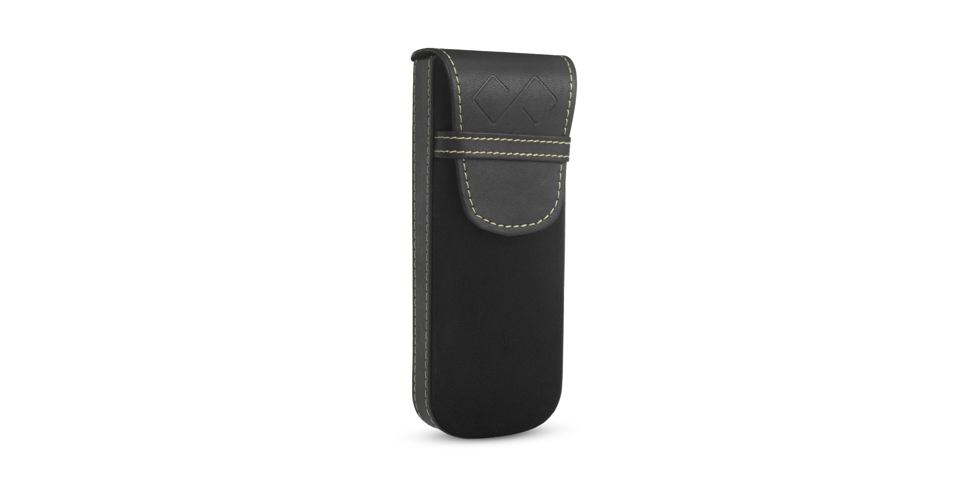 Black Glasses Case Vegan Leather