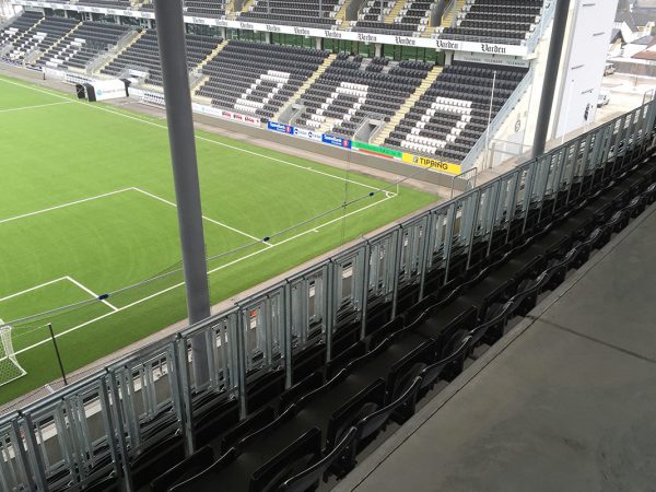 Sports Stadium Spectator Seating Barrier Seats