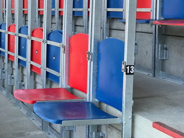 Sports Stadium Spectator Seating Barrier Seats