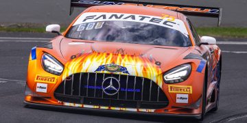 The #75 SunEnergy1 Racing Mercedes-AMG GT3.