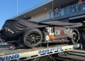 The remains of the Grove Racing Mercedes-AMG GT3 after crashing at the 2025 Bathurst 12 Hour.