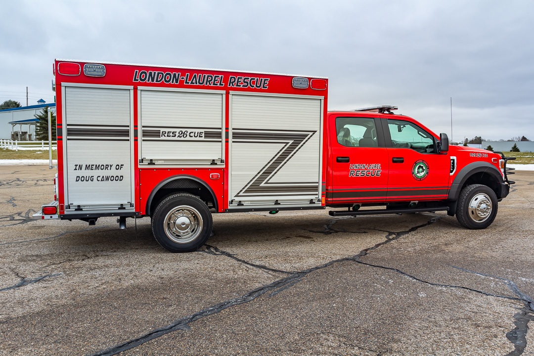 View truck: London/Laurel Rescue Squad, KY - Spencer Fire Trucks