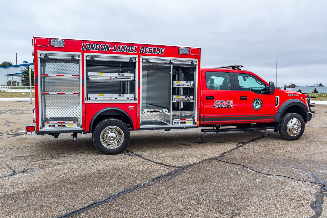 View truck: London/Laurel Rescue Squad, KY - Spencer Fire Trucks