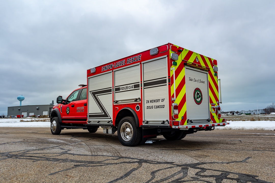 View truck: London/Laurel Rescue Squad, KY - Spencer Fire Trucks