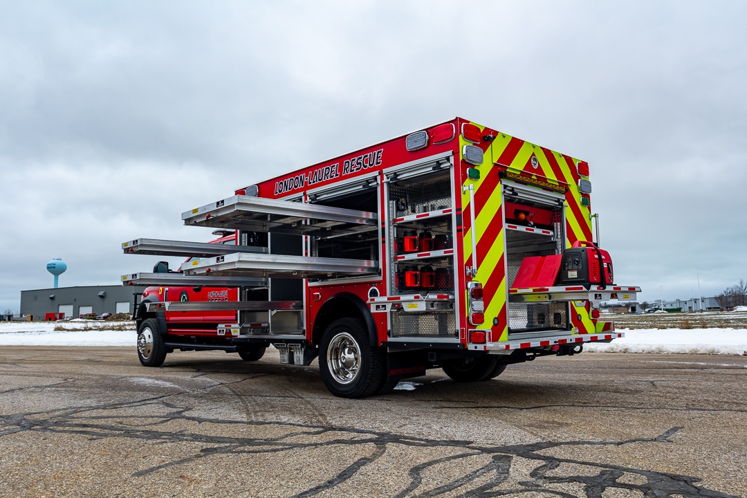 View truck: London/Laurel Rescue Squad, KY - Spencer Fire Trucks