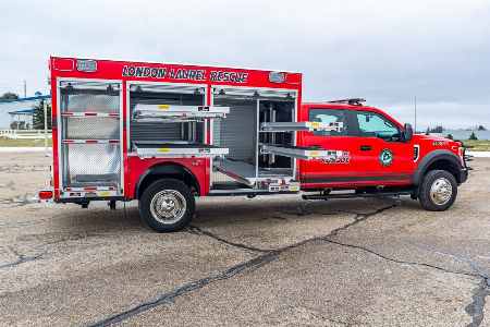 View truck: London/Laurel Rescue Squad, KY - Spencer Fire Trucks