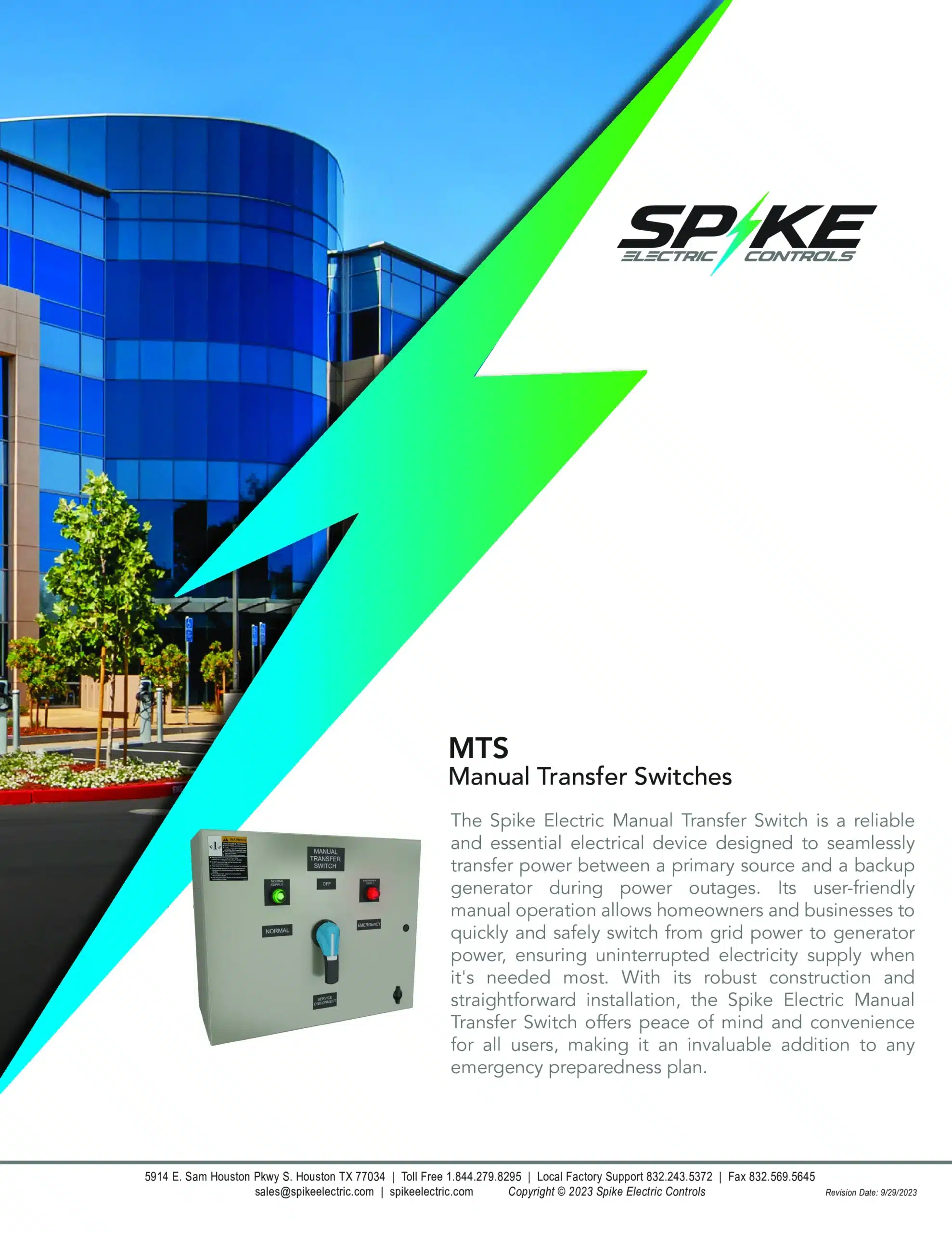 MTS Manual Transfer Switch