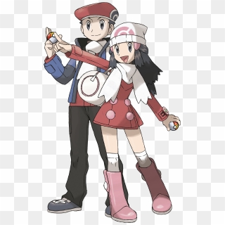 Koki Va Hikari - Pokemon Platinum, HD Png Download - 2050x3300 ...