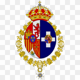 Queen Of Spain Coat Of Arms - Spanish Navy, HD Png Download - 458x733 ...