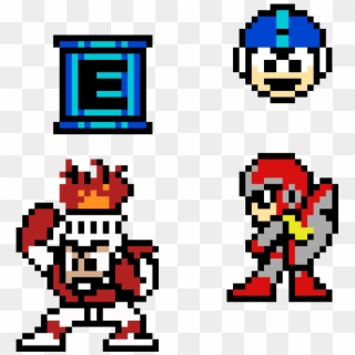 Mega Man Sprites - 8 Bit Mega Man Proto Man, HD Png Download - 580x640 ...