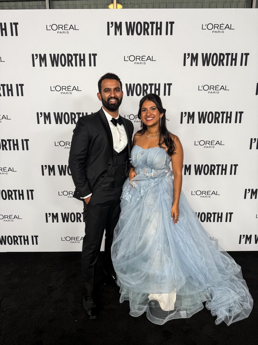 Accomplished alumni: Alumnus Kanishka Rao (left) and alumna Jahnavi Rao (right) pose togerther at the Women of Worth gala hosted by L'Oreal Paris on Nov. 21. The siblings were featured in Forbes 30 under 30 in two categories. 