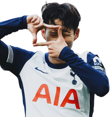 Son Heung-min PNG Tottenham Football Render