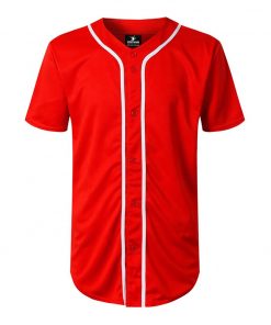 Baseball Uniforms Jersey Cheap Wholesale Custom Plain Blank Button Down Baseball & Softball Wear Men Shirts & Tops Sportswear