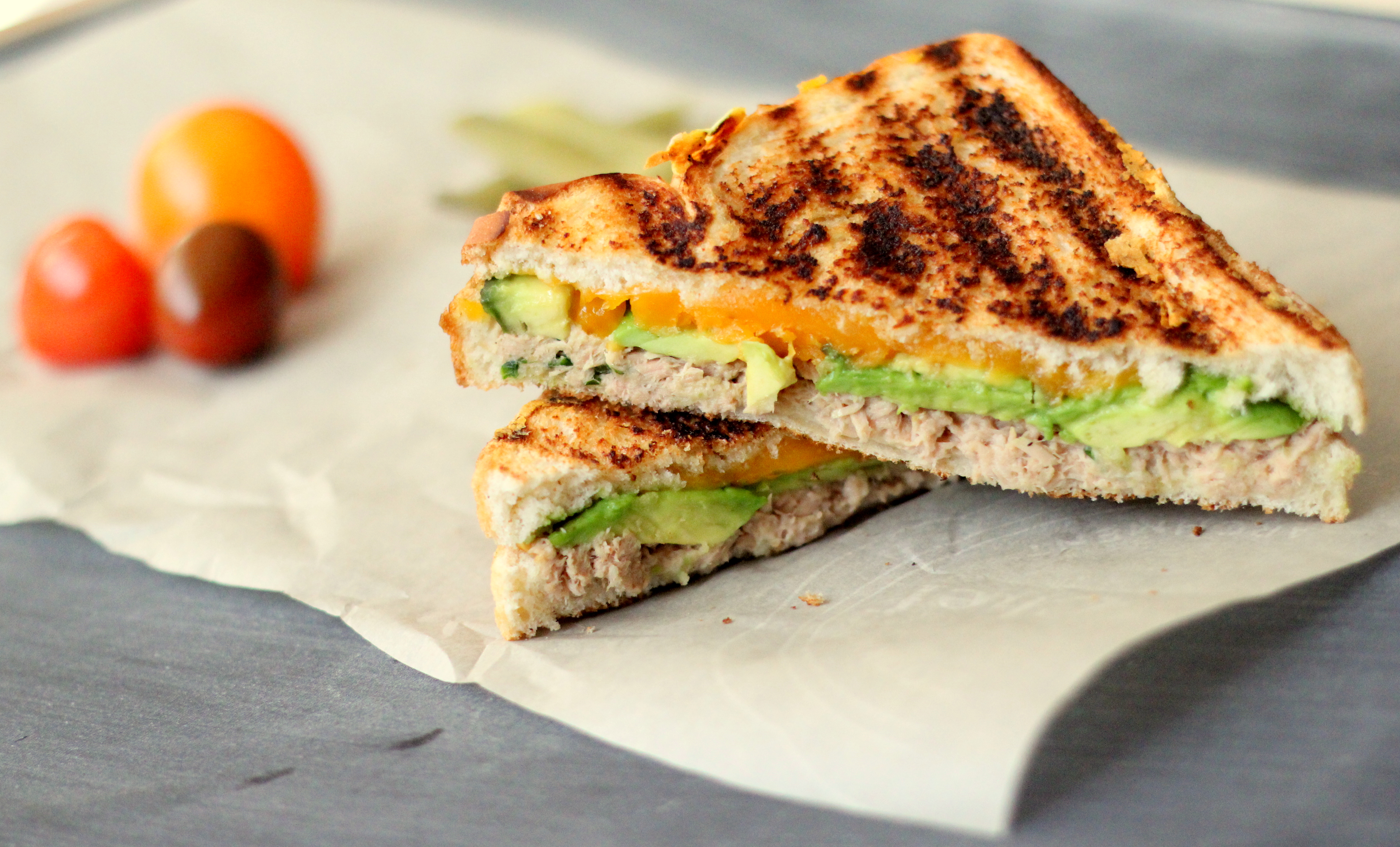 Grilled Tuna Avocado Melt