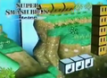 A closeup of the Note Blocks on Yoshi's Island.