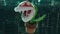 Piranha Plant on the stage.