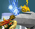 Pikachu's Thunder Jolt in Melee.