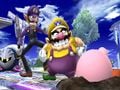 Waluigi with Wario in Brawl