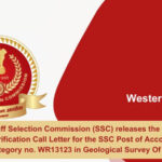 Staff Selection Commission (SSC) releases the Document Verification Call Letter for the SSC Post of Accountant Post Category no. WR13123