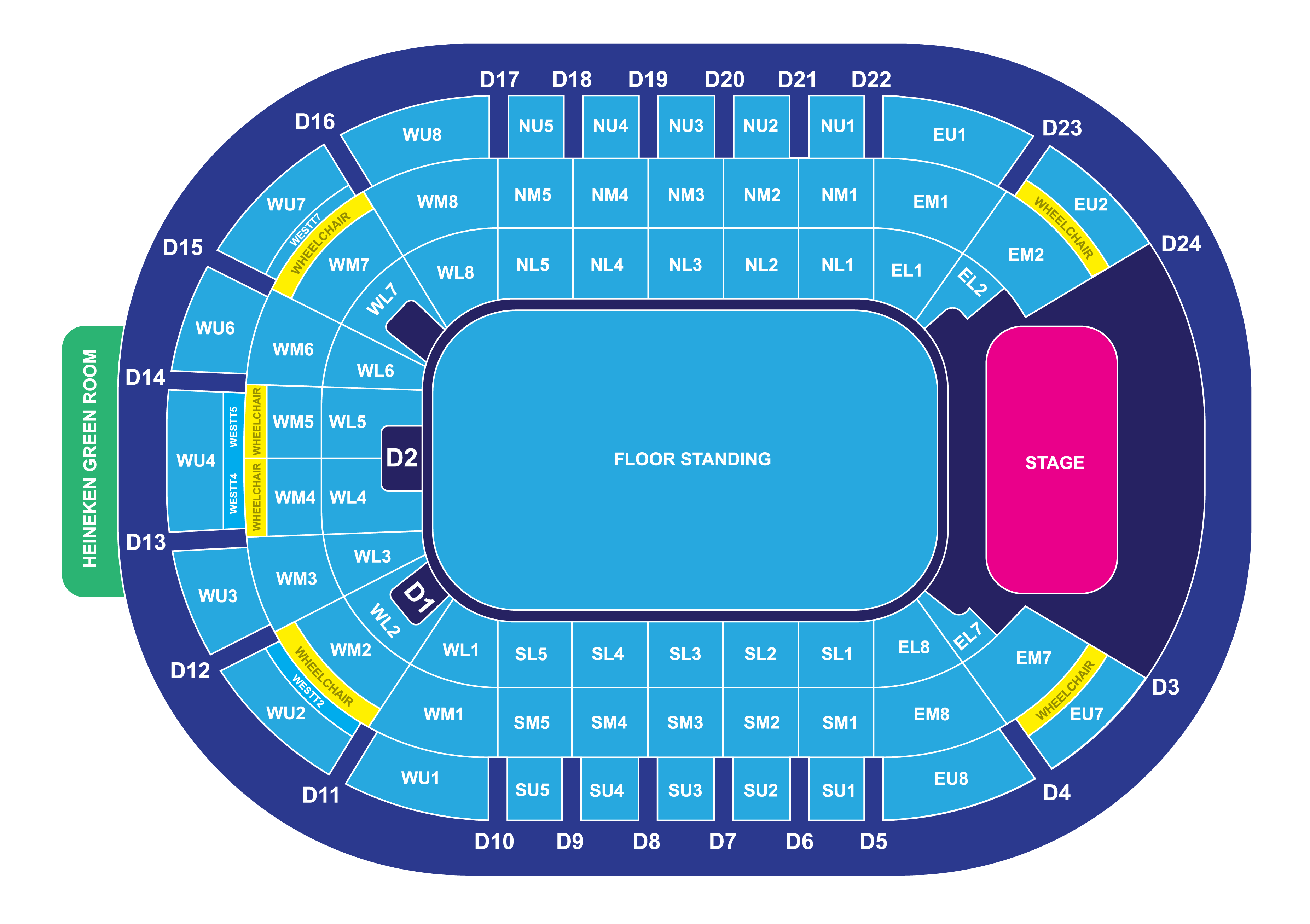 Sse Hydro Seating Plan