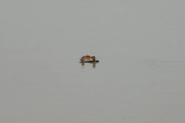 Garbage dump in a Water