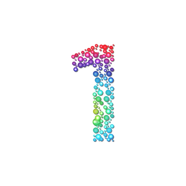 Rainbow number Vector Art Stock Images | Depositphotos