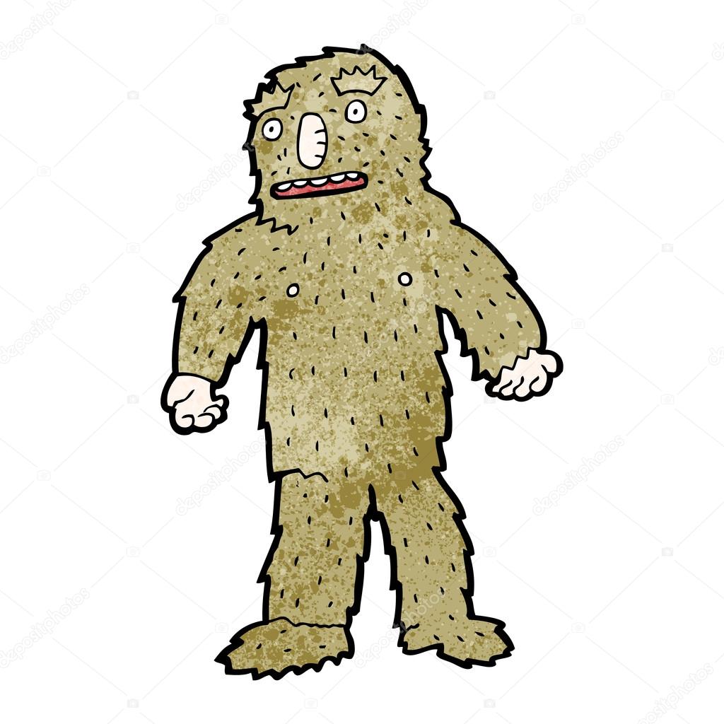 Cartoon big foot monster Stock Vector Image by ©lineartestpilot #21549985