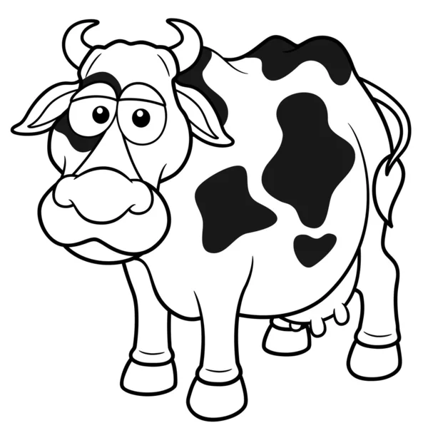 Cow cartoon With Blank Sign — Stock Vector © idesign2000 #10361223